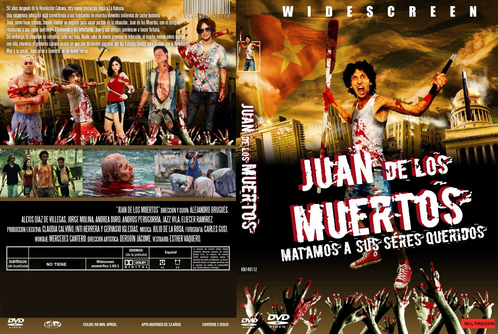 ESPAÑA PELICULAS, JUAN DE LOS MUERTOS, 1 DVD/BOX, 94 MIN, 2012