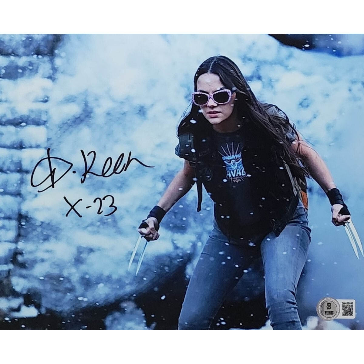 Dafne Keen Signed Photo #1 (8×10) w/ “X-23” Character Name Added