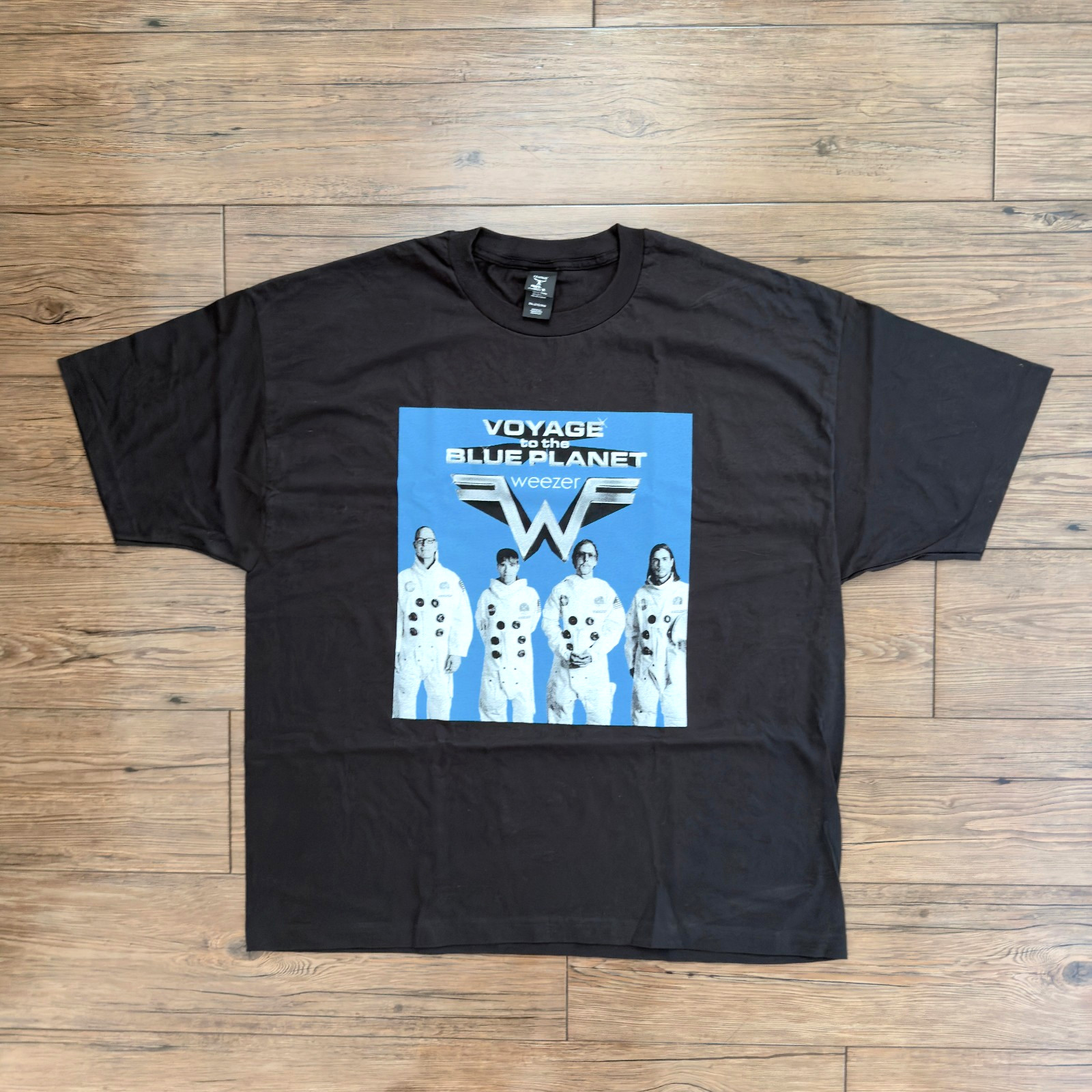 Weezer Voyage to the Blue Planet 2024 Tour Graphic Tee Black 2XL