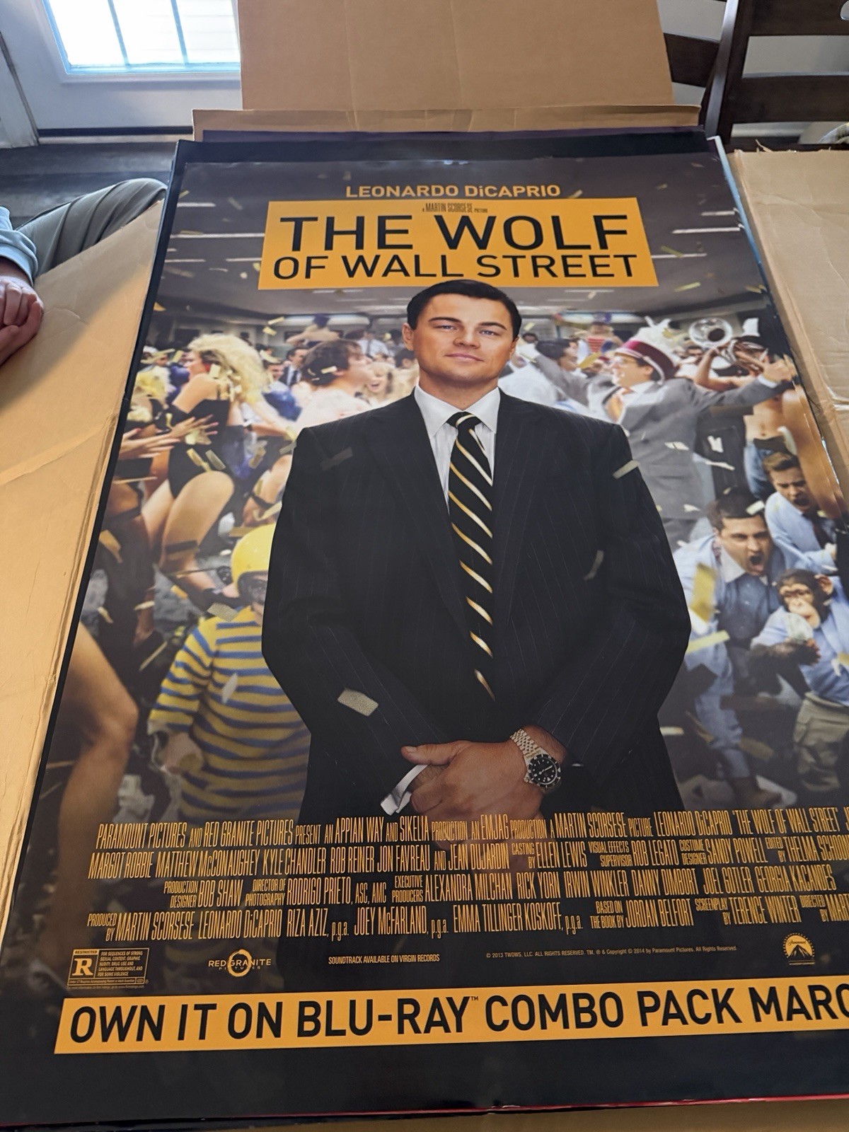 “The Wolf Of Wall Street” (2013) Original 27” x 40” Movie Store Poster