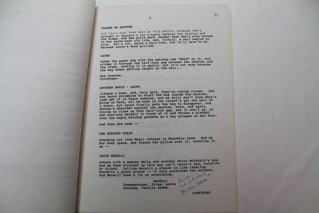 SOMETHING IS OUT THERE / Paul Bernbaum 1988 TV Show Script, Alien Sci-fi Horror