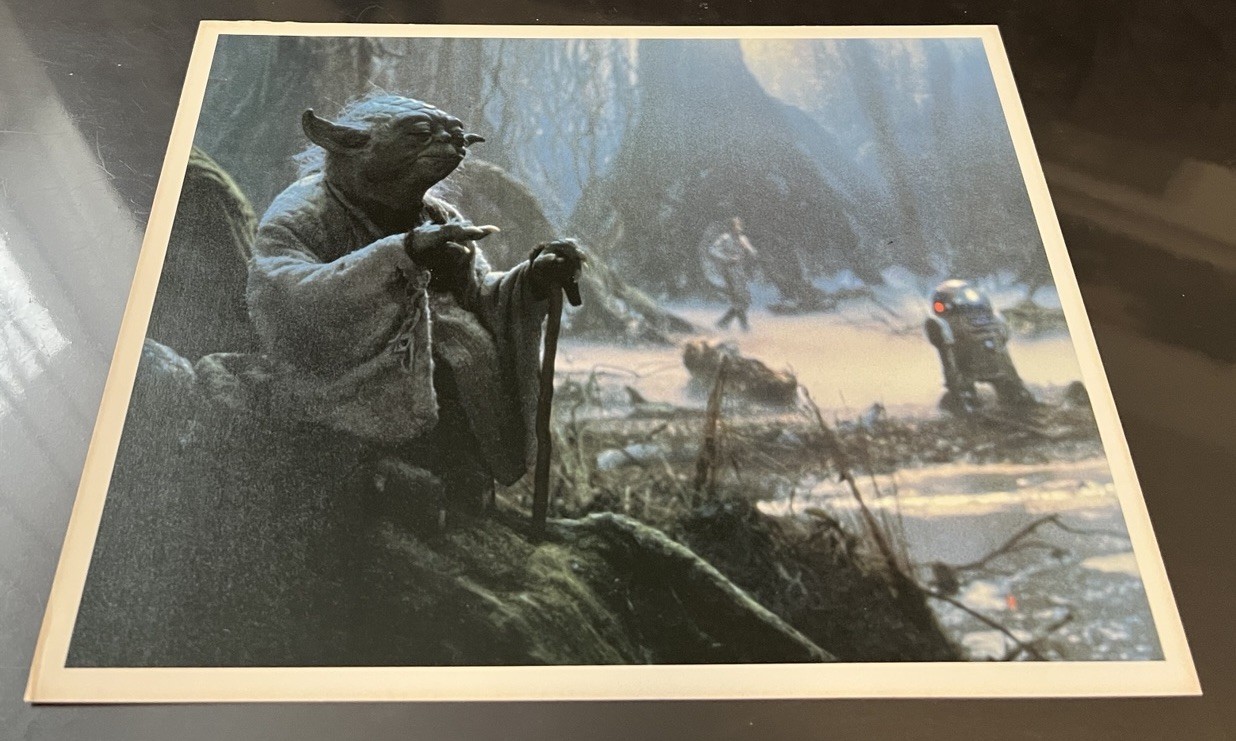 STAR WARS Yoda R2 Luke 8X10 Photo ~ Lucasfilm Fan Club ~ The Empire Strikes Back