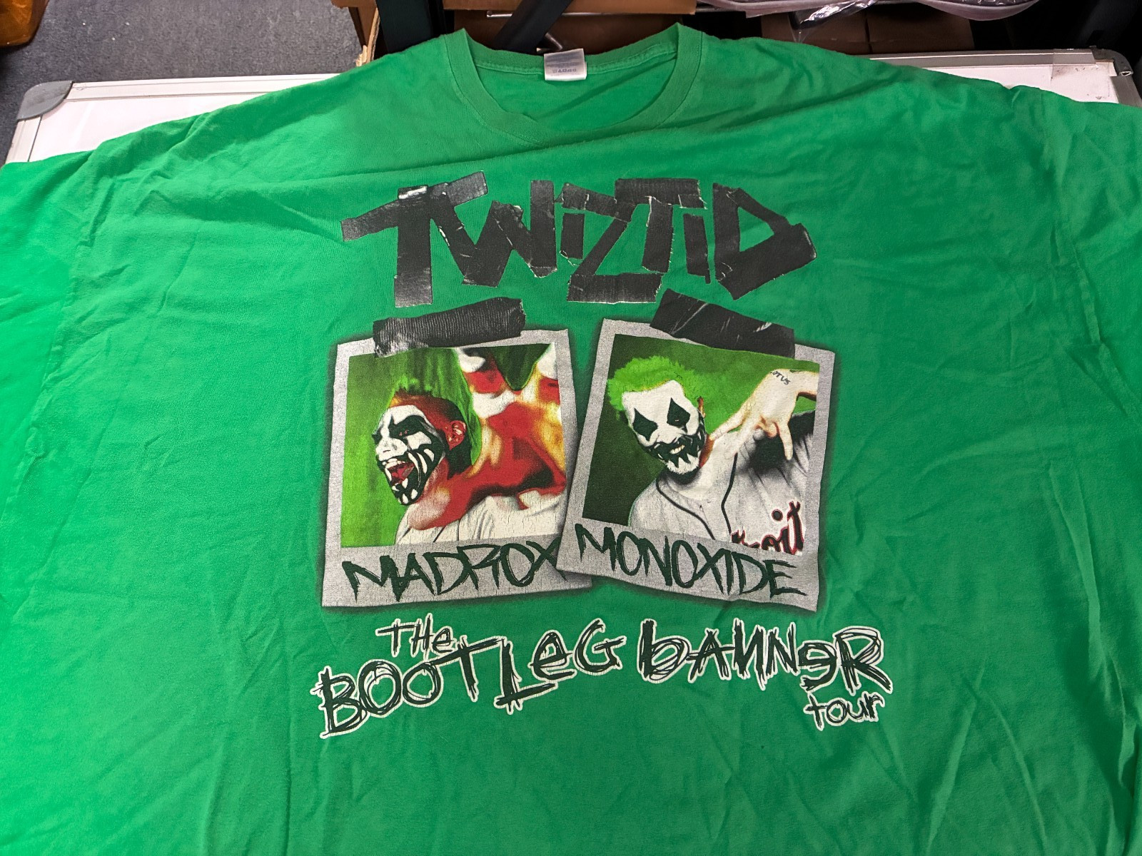 2014 TWIZTID THE BOOTLEG BANNER TOUR SHIRT SIZE 5XL
