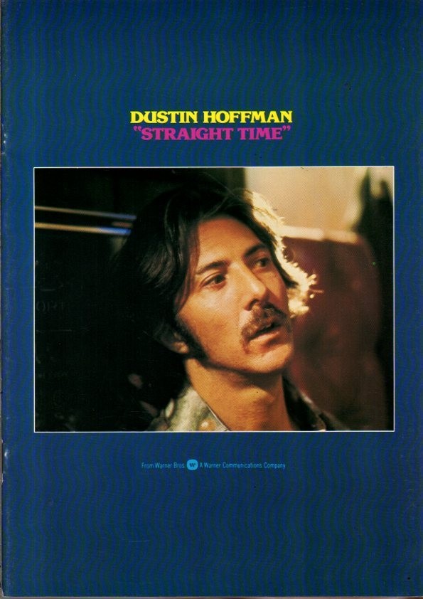 STRAIGHT TIME Japanese Souvenir Program 1978, Dustin Hoffman, Theresa Russell