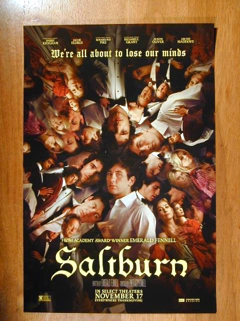 SALTBURN 2023 ADVANCE ORIGINAL MOVIE POSTER 12″X 18″ ROLLED BARRY KEOGHAN
