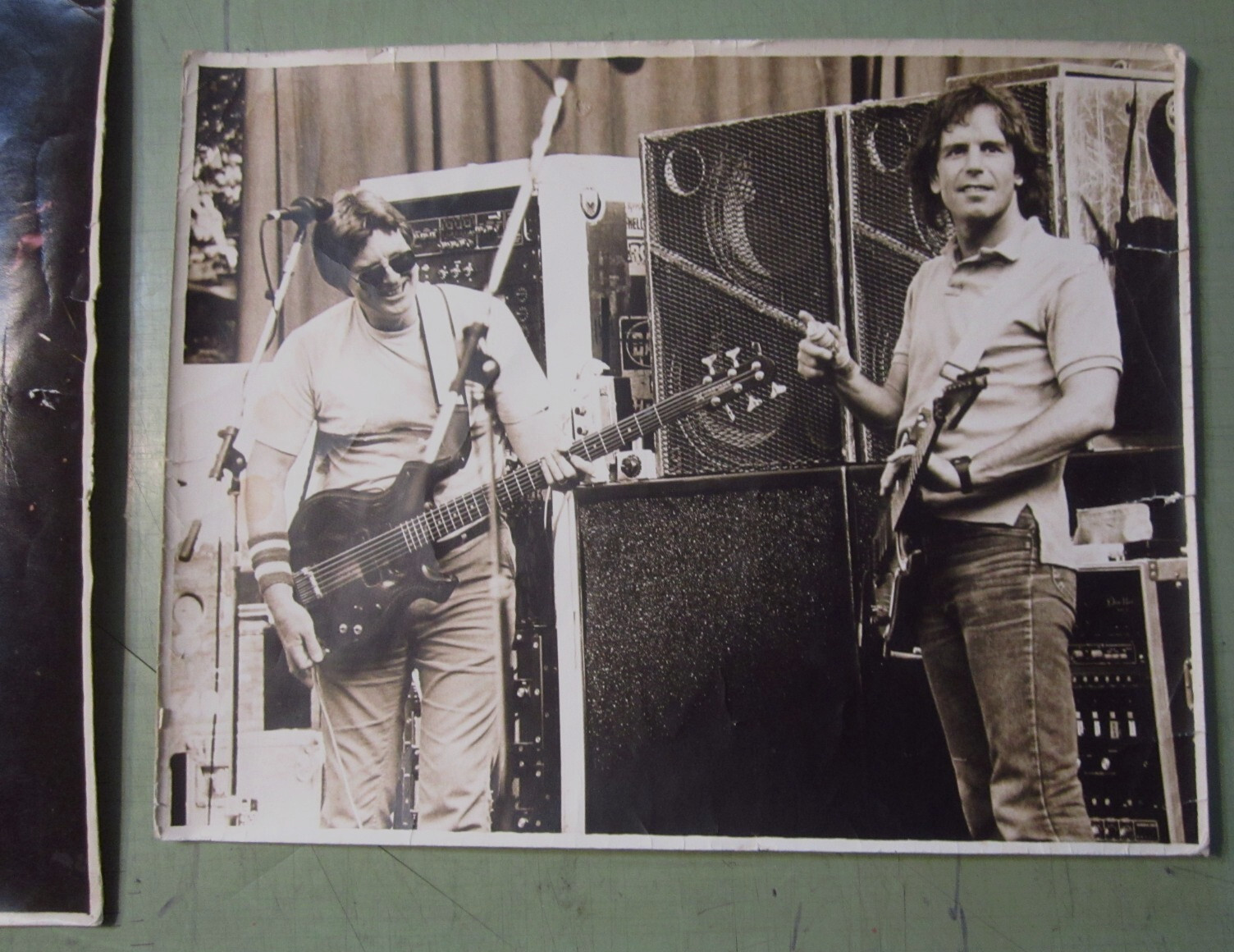 Grateful Dead Lot 2 Live-In-Concert Photos Phil Lesh, Bob Weir 10 3/4″ x 13 3/4″