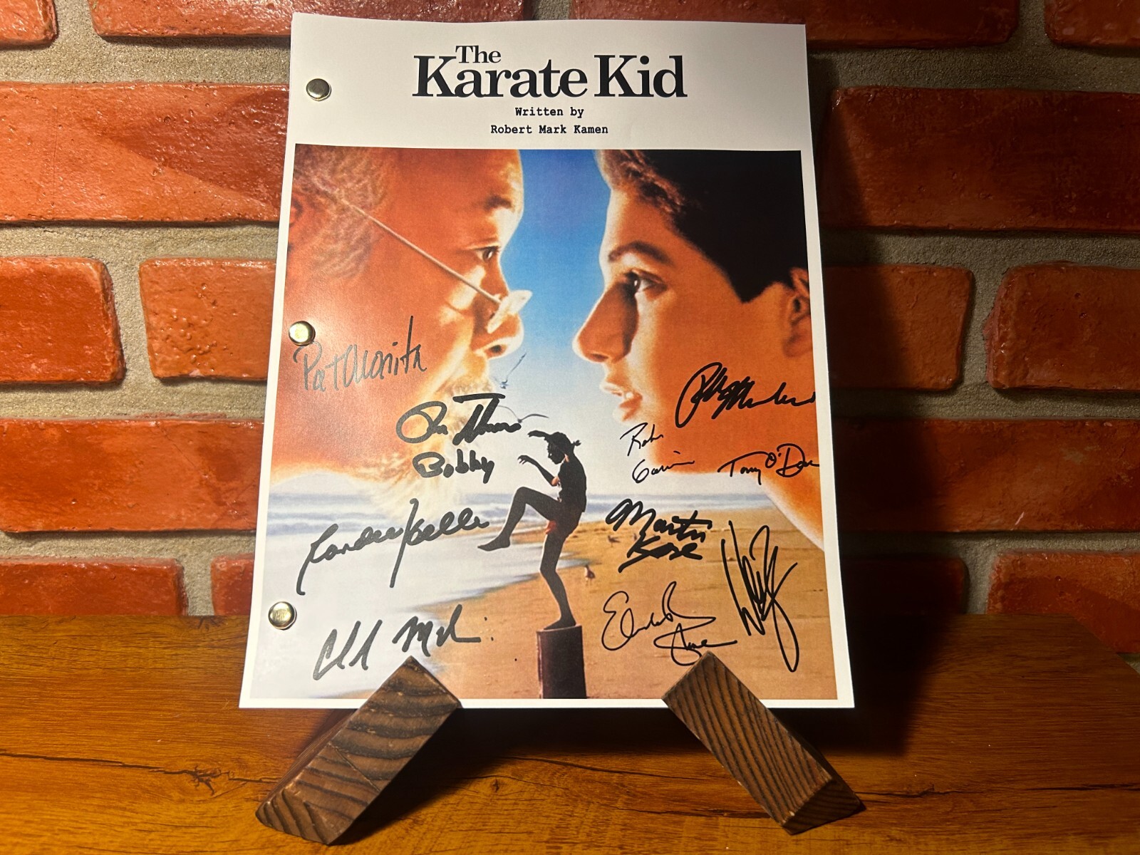 The Karate Kid Signed Autographed Script Full Screenplay Full Script Reprint