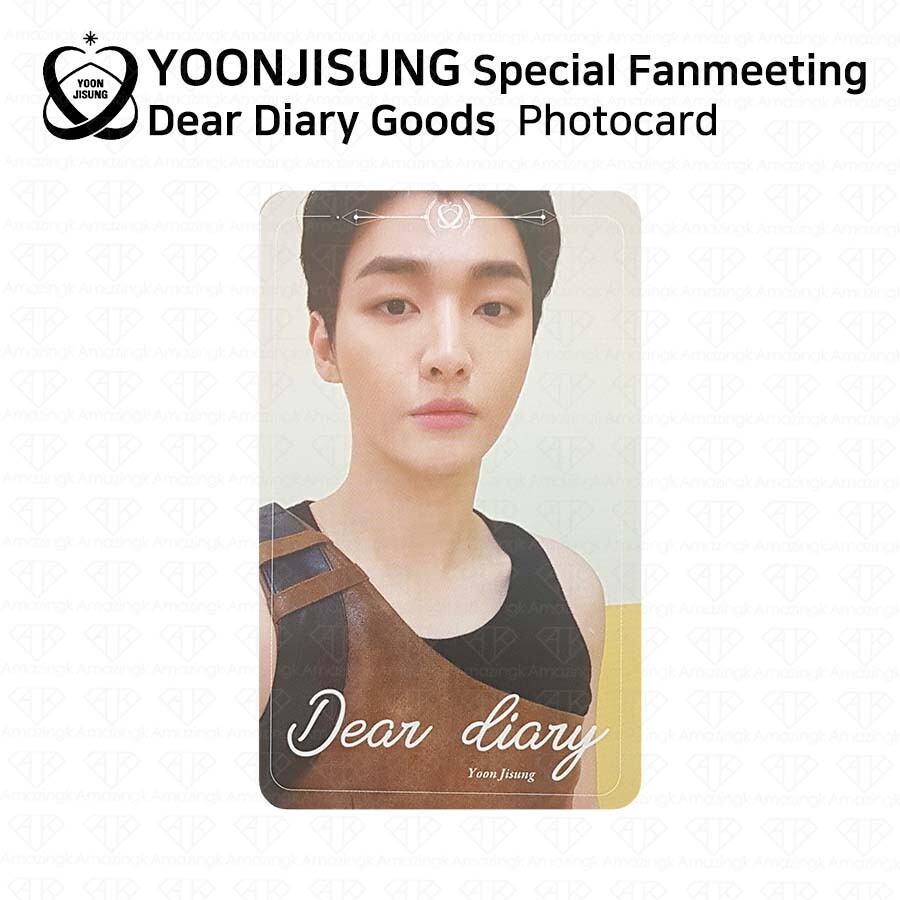 Yoon Jisung Special Fanmeeting Dear Diary Photocard Polaroid KPOP K-POP