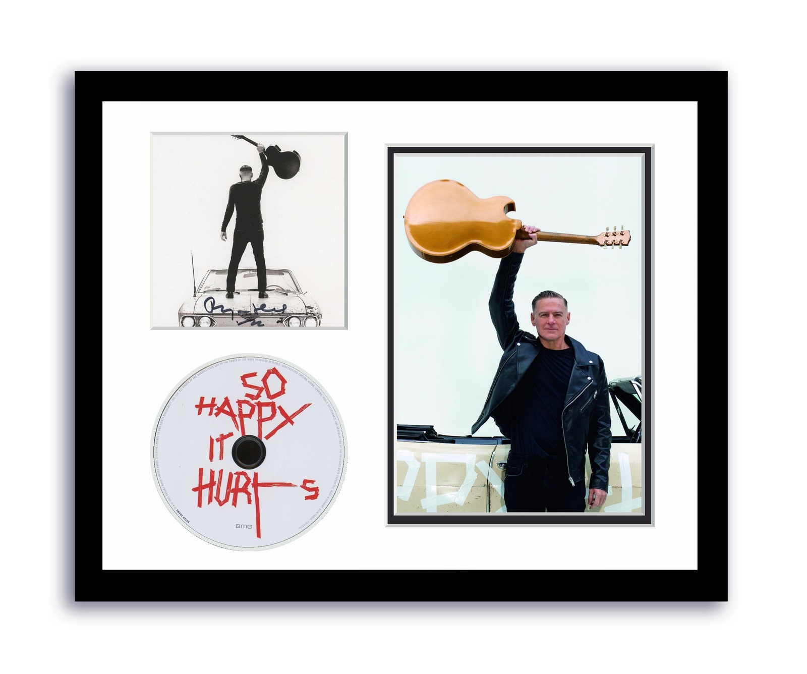 Bryan Adams Autograph Signed 11×14 Custom Framed CD Photo So Happy it Hurts ACOA