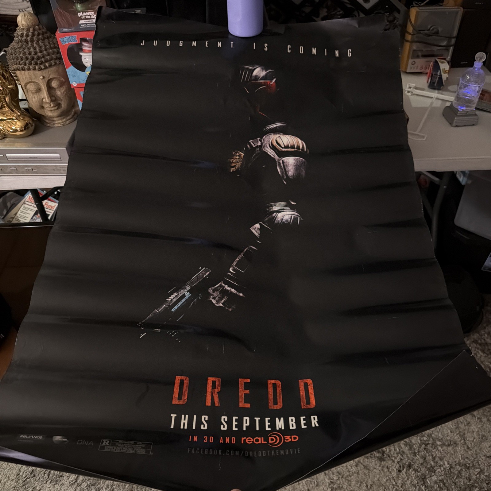 DREDD Original Movie Poster DS 27 X 40 Rolled Advance Preowned Ultra Rare