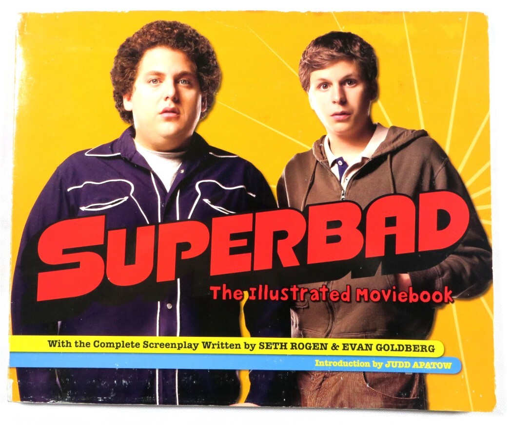 Superbad Signed Cast Autographed Softcover Book Rogen Hill Cera BAS AC23843