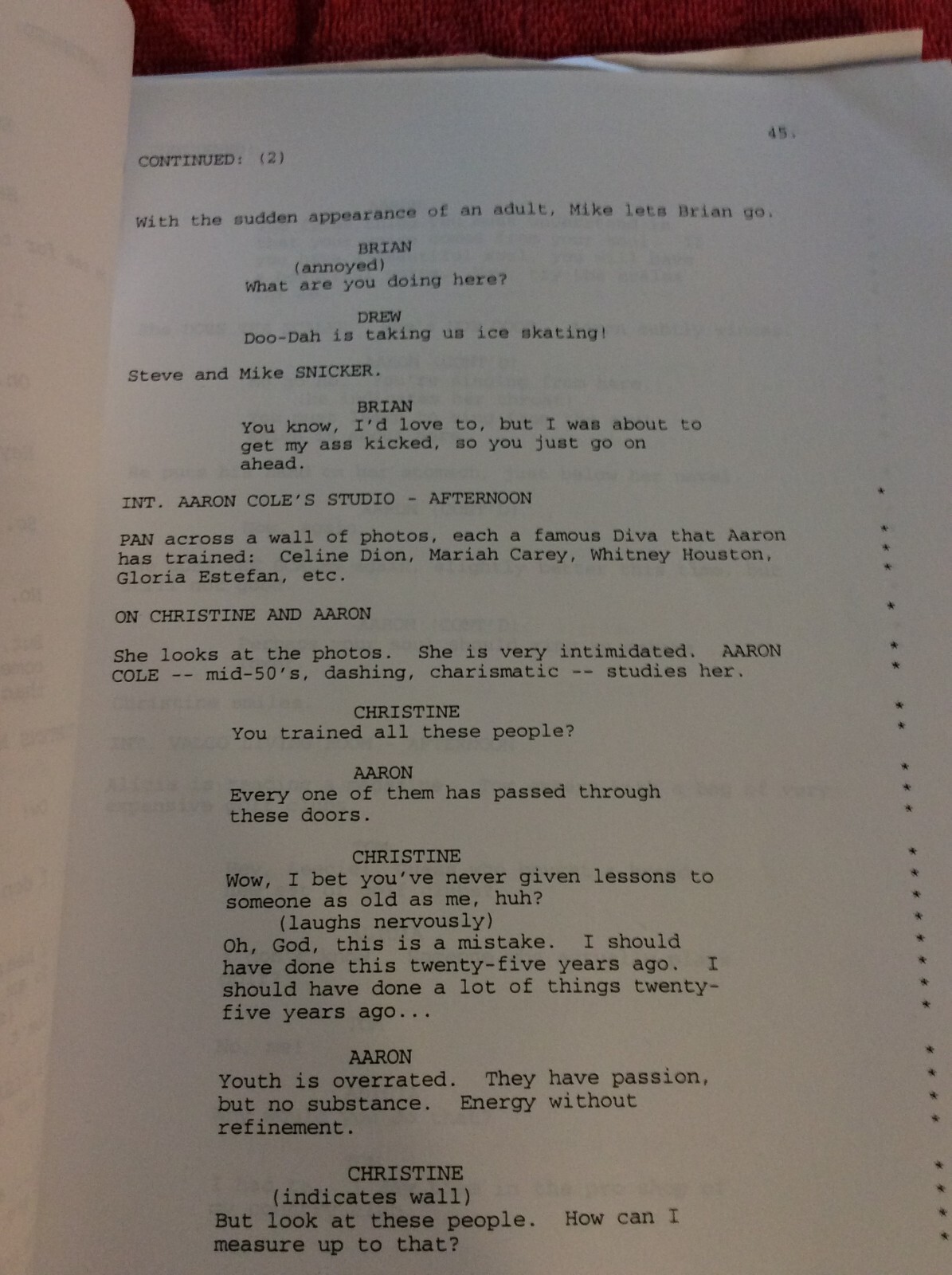 ORIGINAL SCRIPT SURVIVING CHRISTMAS BEN AFFLECK GANDOLFINI APPLEGATE O’HARA