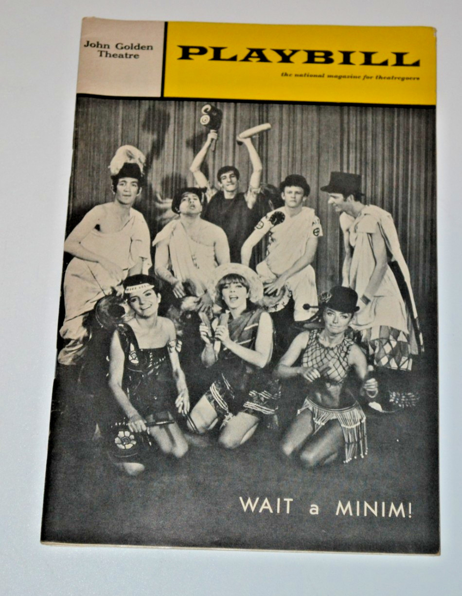 PLAYBILL – Wait a MINIM! , March 1966 John Golden Theatre