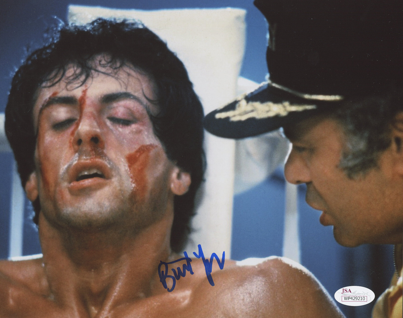 Burt Young Signed “Rocky” 8×10 Photo (JSA COA) JSA Witnessed