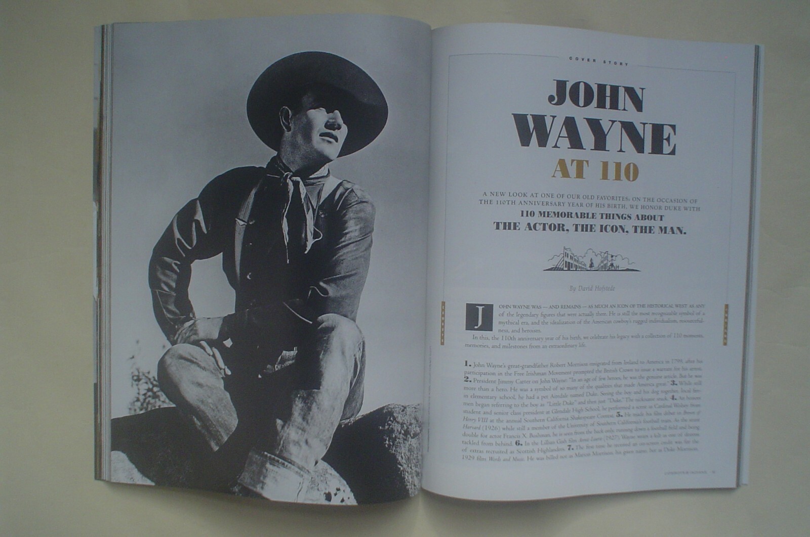 4x WESTERN ART + HISTORY + MOVIES. JOHN WAYNE, ED HARRIS, POWERS BOOTHE+++. MINT