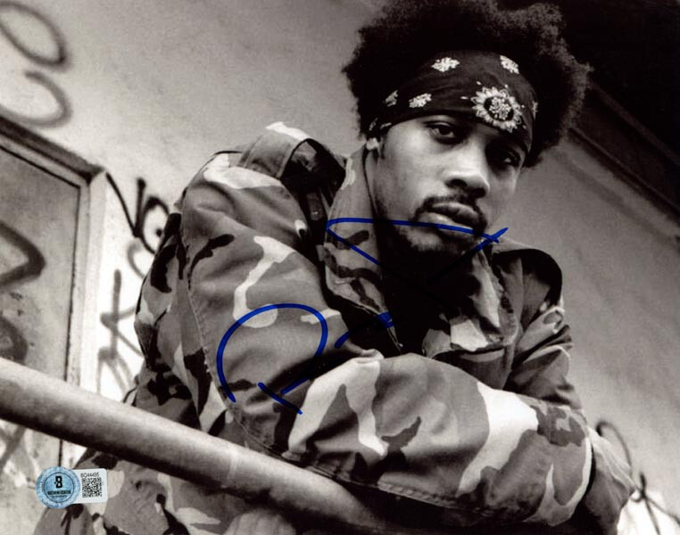 RZA SIGNED AUTOGRAPHED 8×10 PHOTO HIP HOP RAP RAPPER WU-TANG CLAN BECKETT BAS