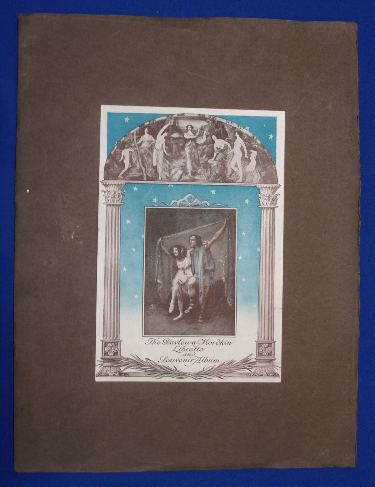 RARE: Anna Pavlova/Mikail Mordkin in 1910 Russian Ballet Libretto Souv. Program.