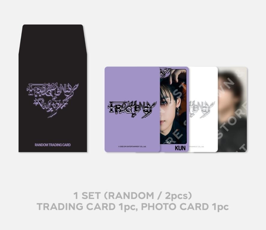 WayV FREQUENCY SMTOWN OFFICIAL MD GOODS PHOTOCARD RANDOM TRADING CARD SET SEALED