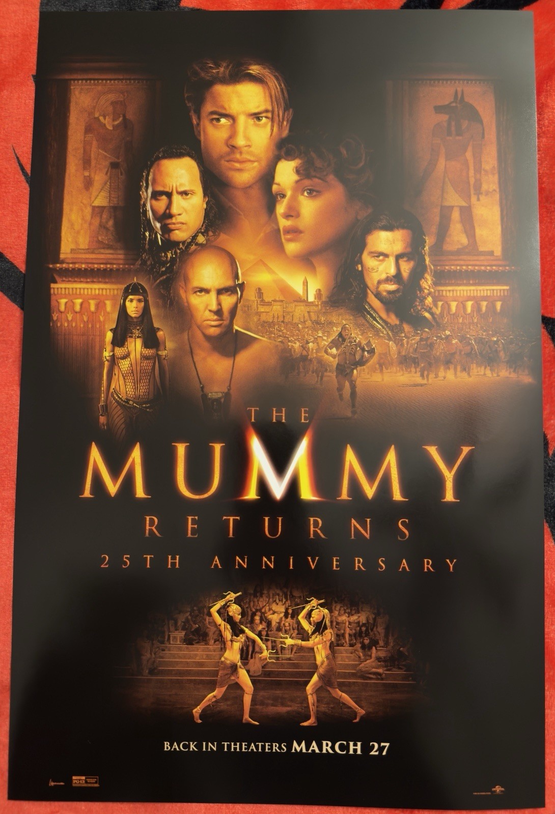 The Mummy Returns-25th Anniversary-11 X 17 CINEMARK Limited Edition PROMO Poster