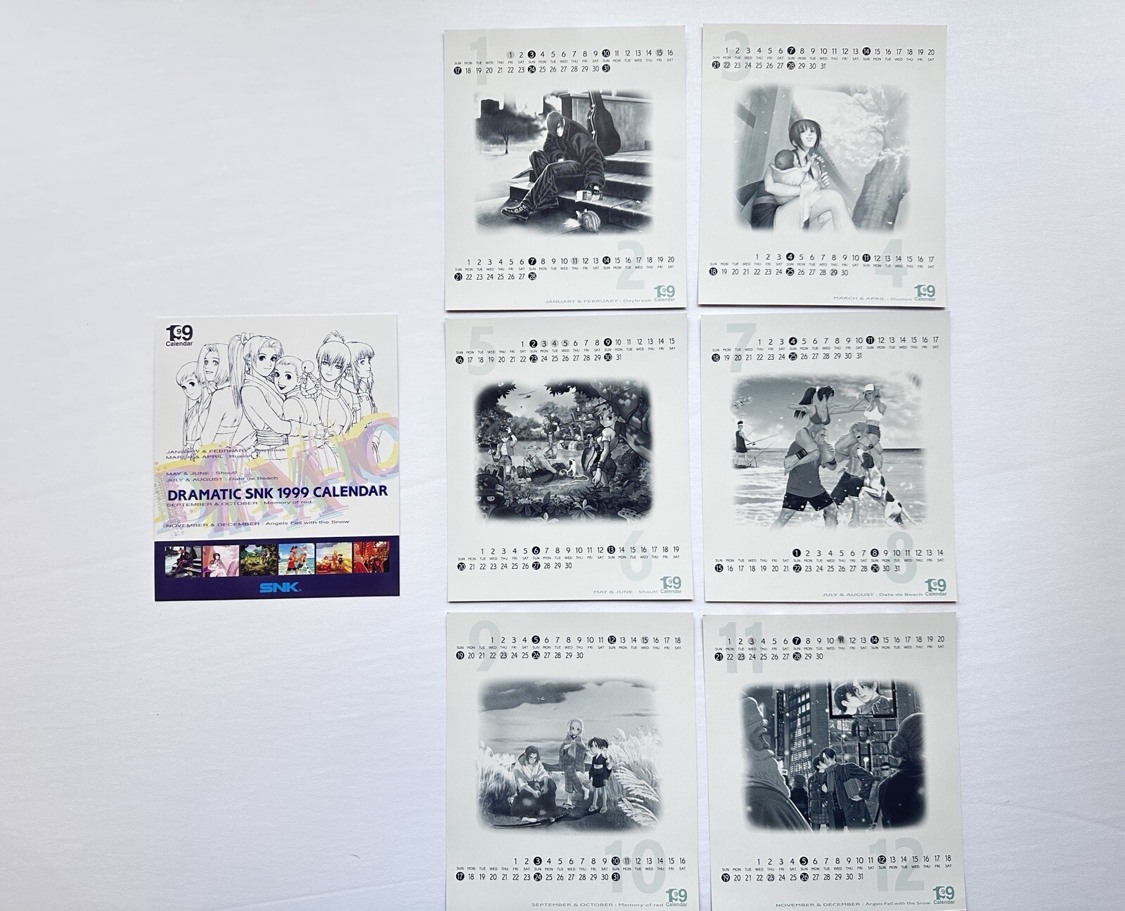 Dramatic Snk 1999 Calendar