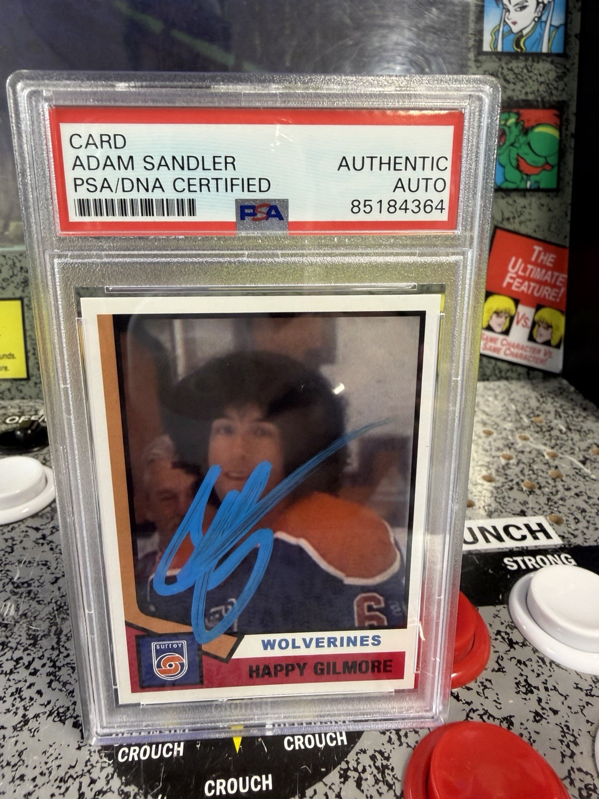 Adam Sandler Signed Auto Happy Gilmore Hockey Card PSA/DNA Certified Autograph