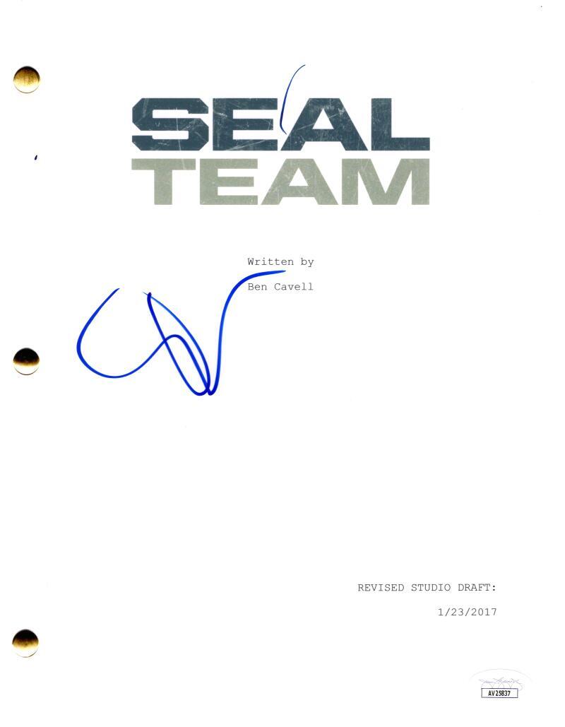 David Boreanaz Signed Autograph Seal Team Full Pilot Script Screenplay – JSA COA