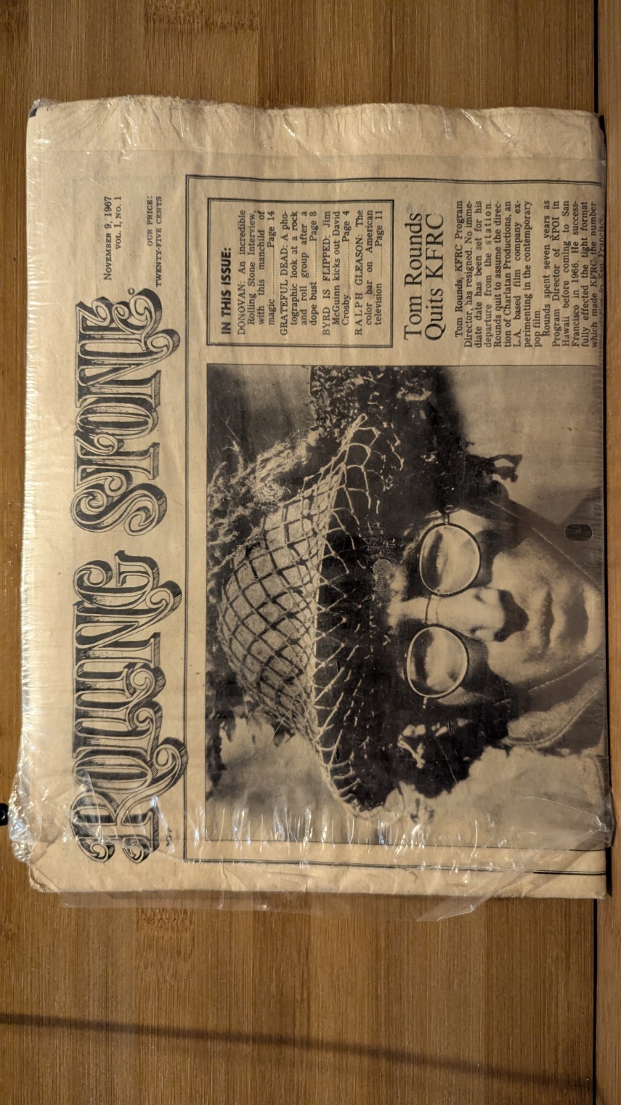 Rolling Stone Magazine, Issue #1 (November 9, 1967) – Authentic First Edition…