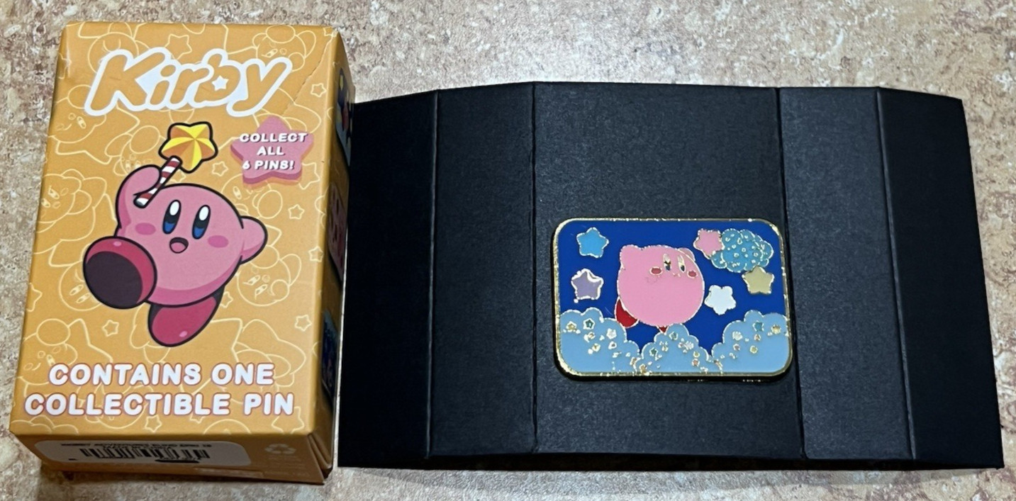 KIRBY BLIND BOX ENAMEL PIN OFFICIAL NINTENDO COLLECTIBLE – ICE SCENE
