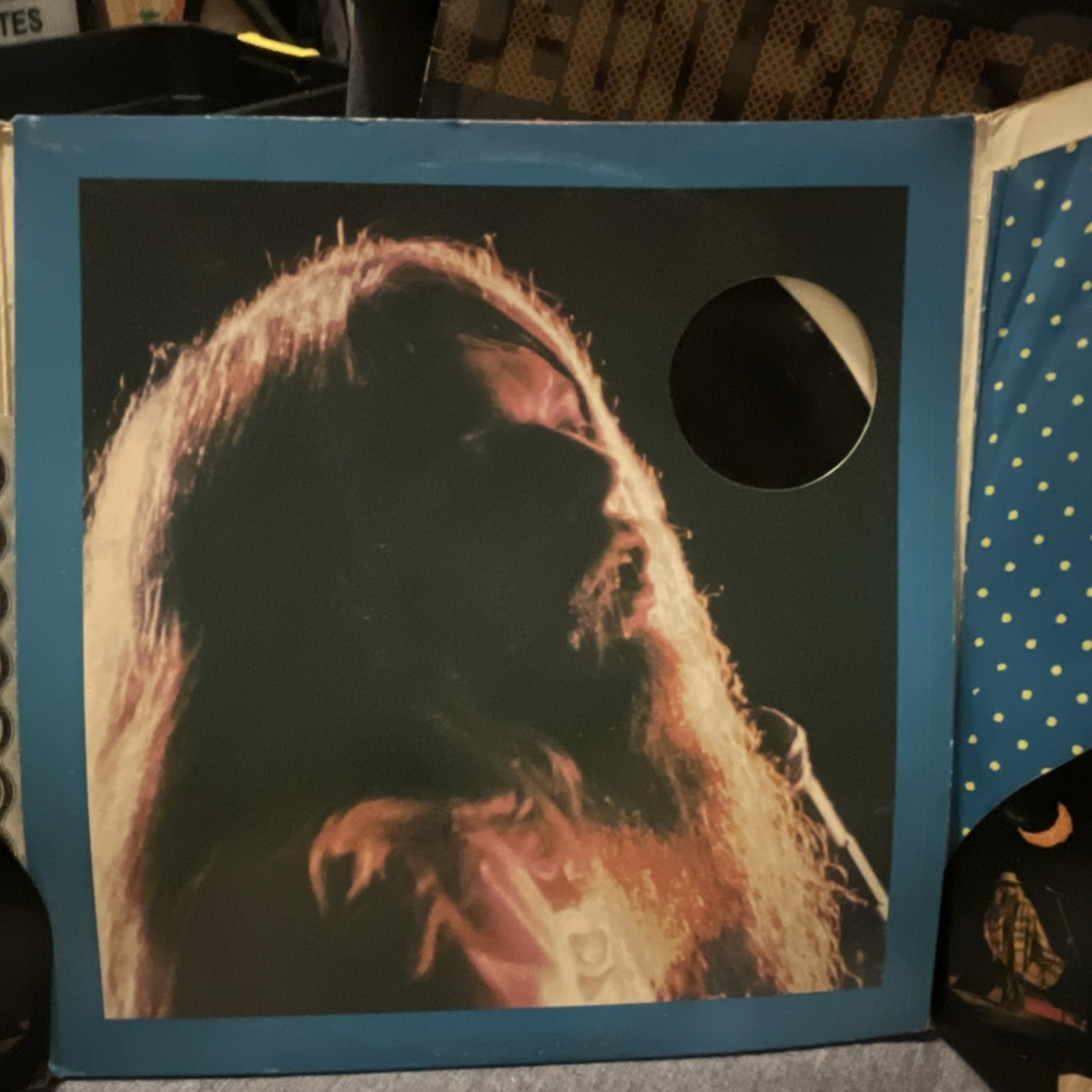 Leon Russell Leon Live SIGNED Authenticated WITH CERTIFICATE LPShelter STCO-8917