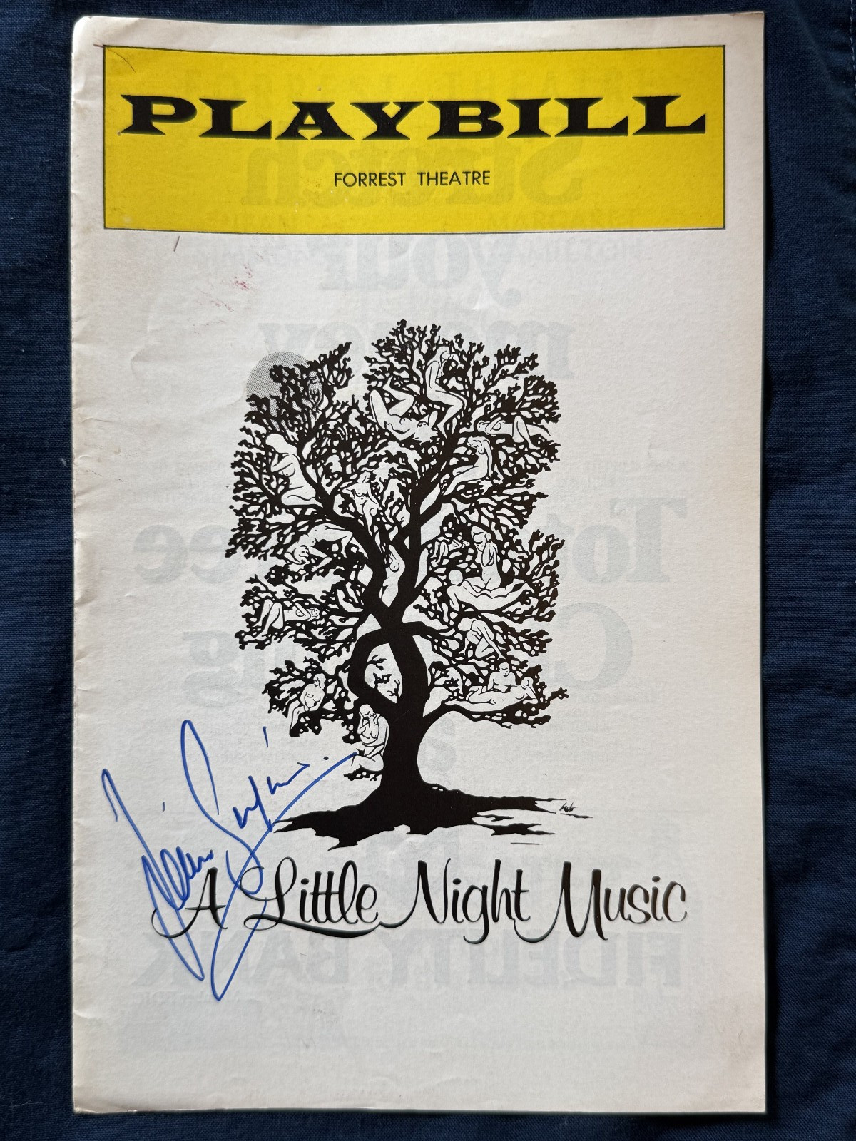 “A Little Night Music” Playbill 1975 Signed Jean Simmons