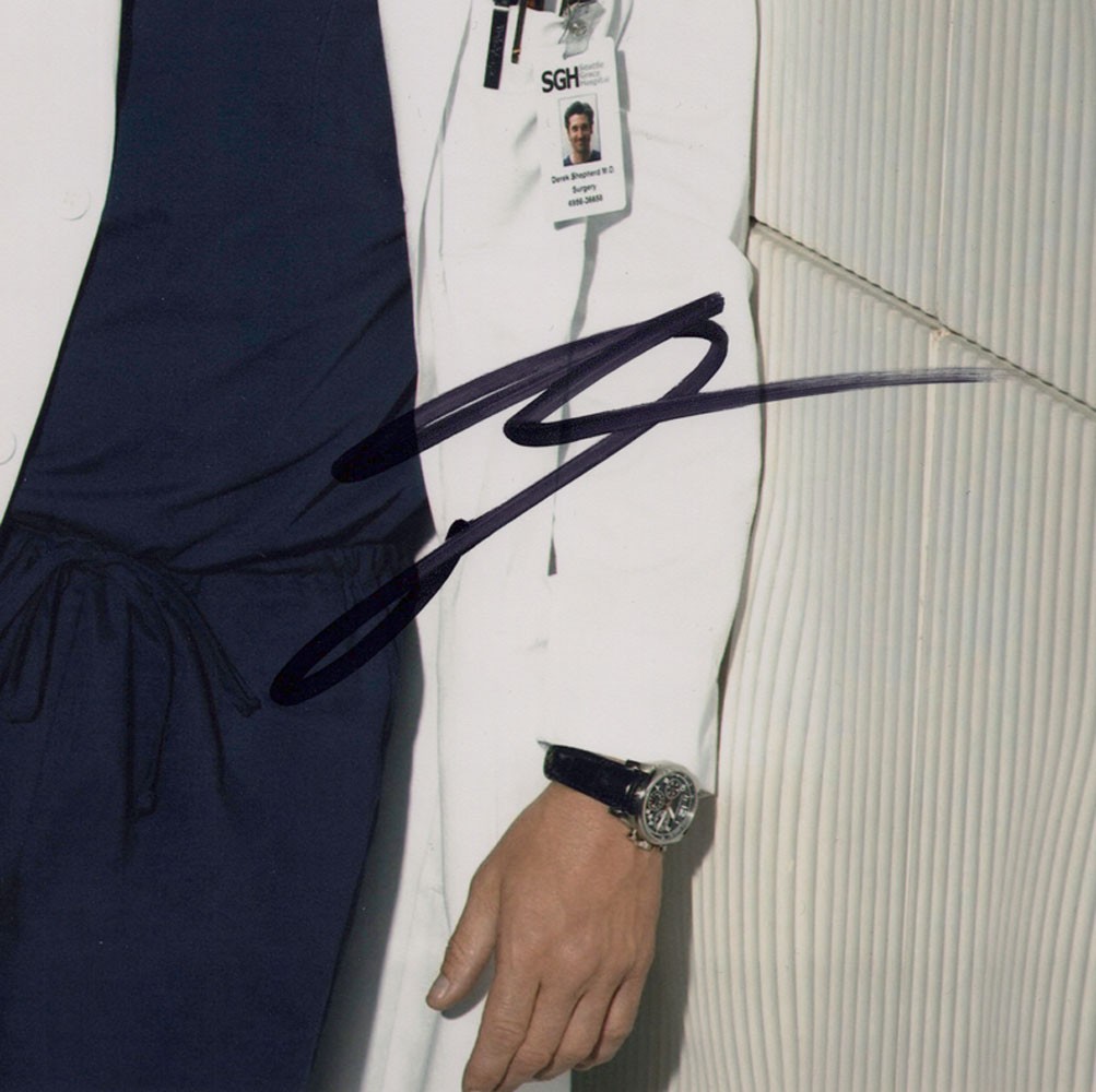 Patrick Dempsey signed “GREY’S ANATOMY” 8×10 Photo EXACT PROOF d McDreamy COA