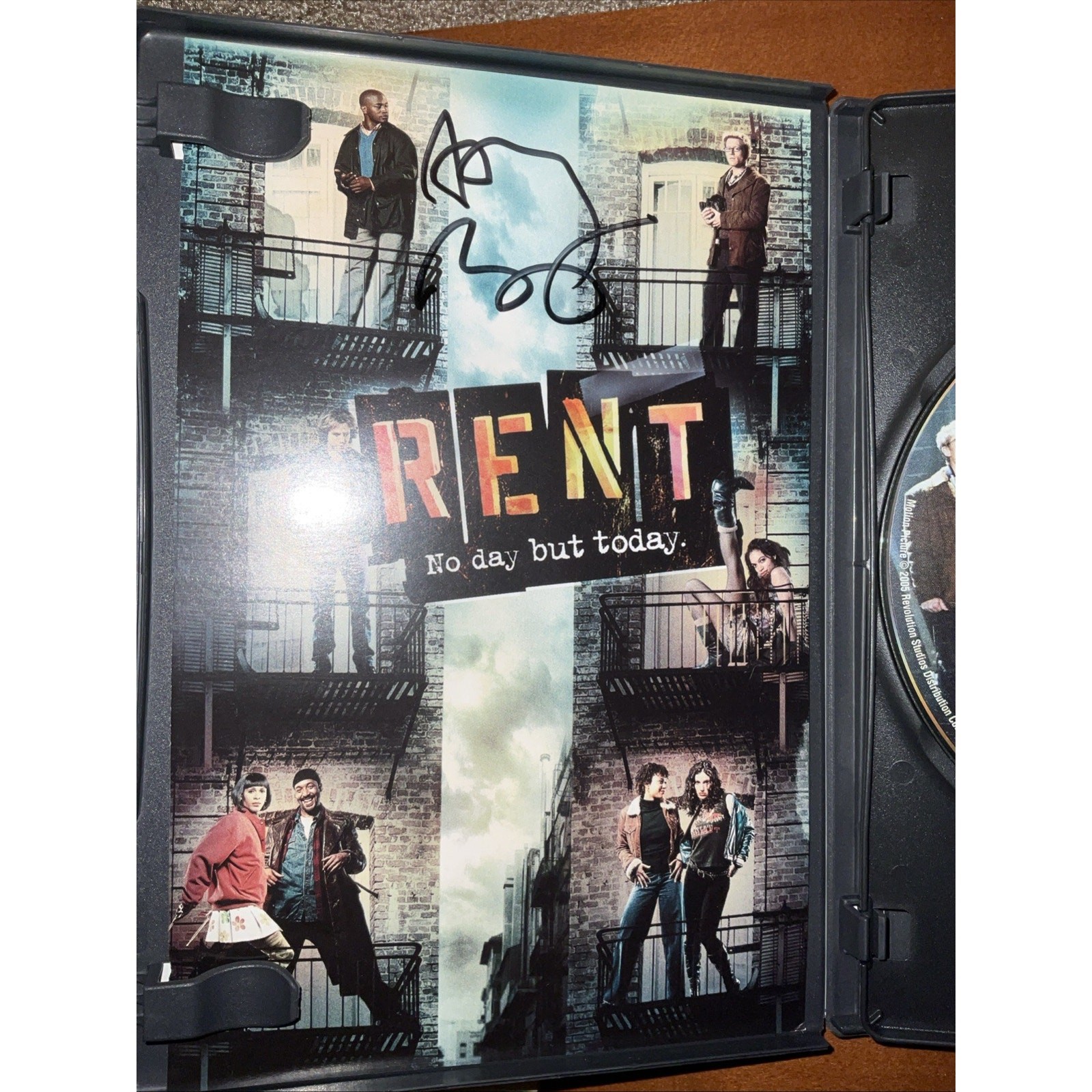 ANTHONY RAPP SIGNED RENT DVD & CD WITHOUT YOU BIOGRAPHY