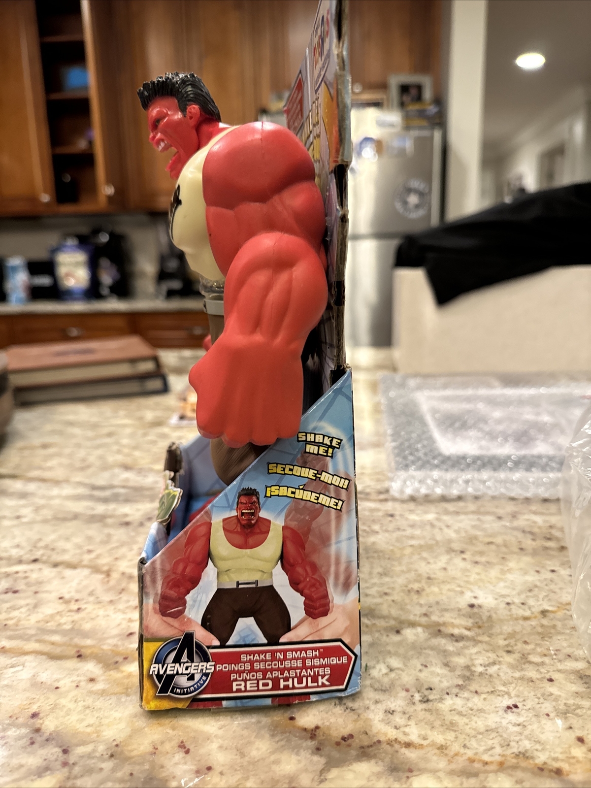 Stan Lee & Lou Ferrigno Signed “Hulk and the Agents of Smash” Red Hulk Figure (P