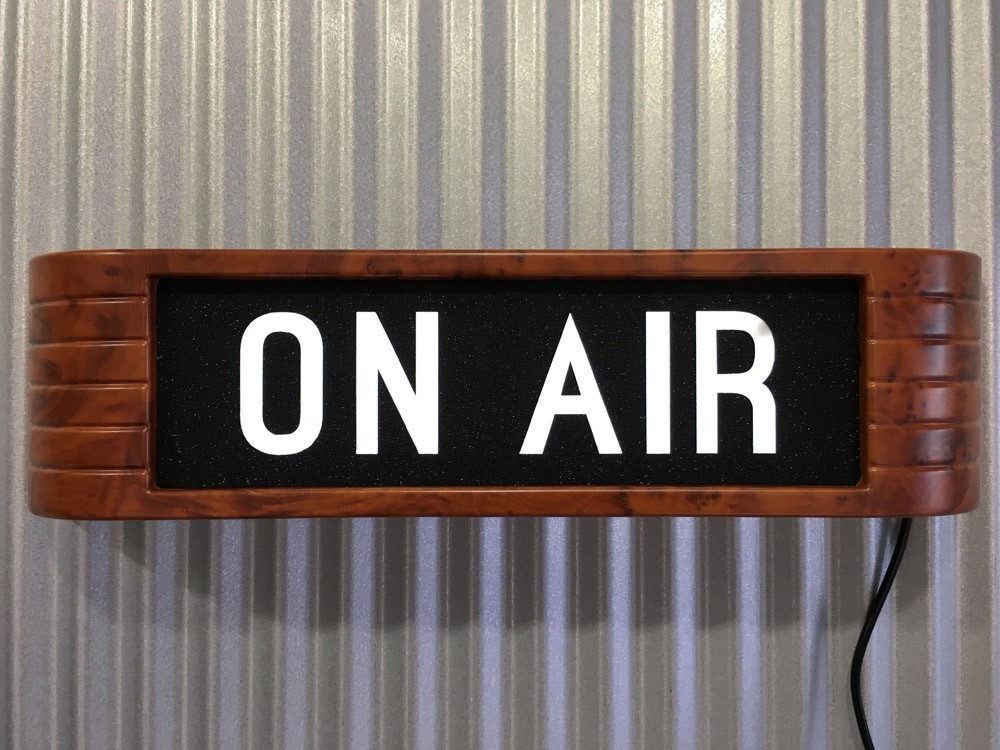 ON AIR light up RCA style studio sign 14″ 120V wall adapter FREE USA Shipping