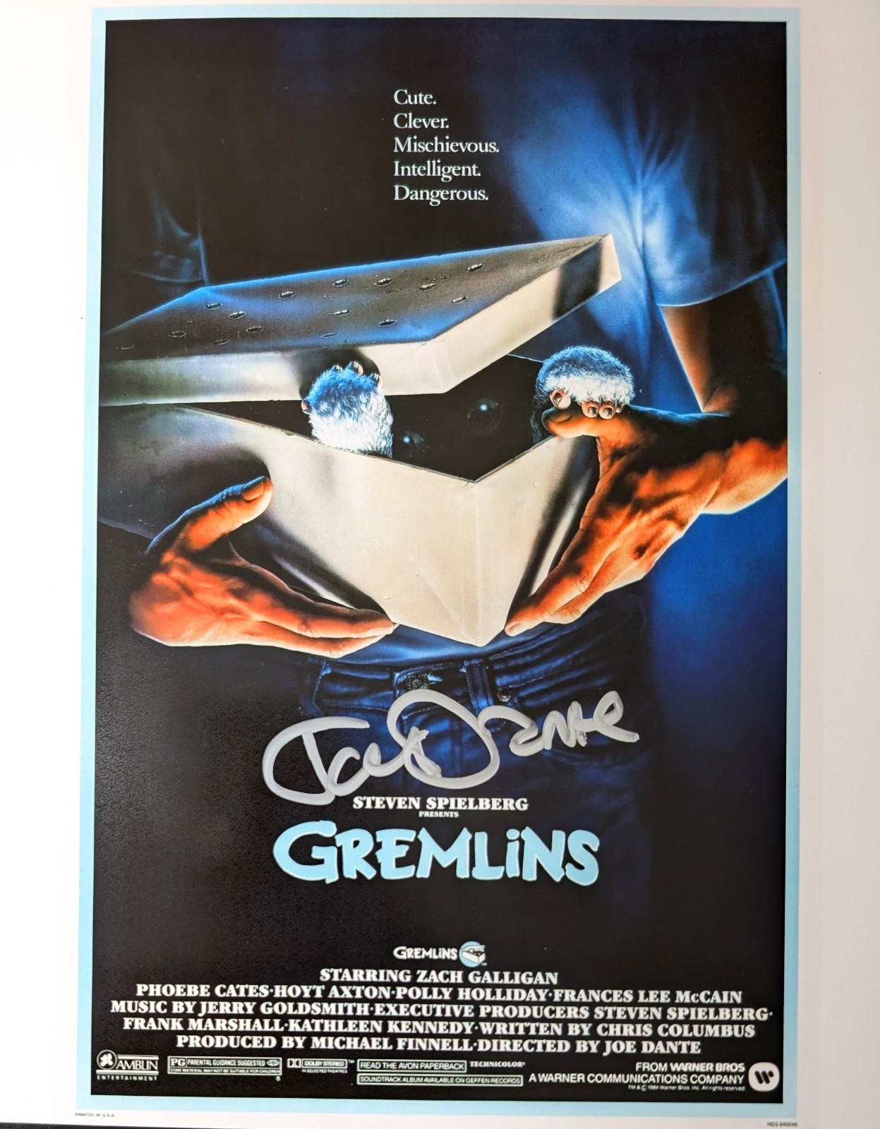 JOE DANTE (Gremlins Director) Signed/Autographed 8×10 Photograph
