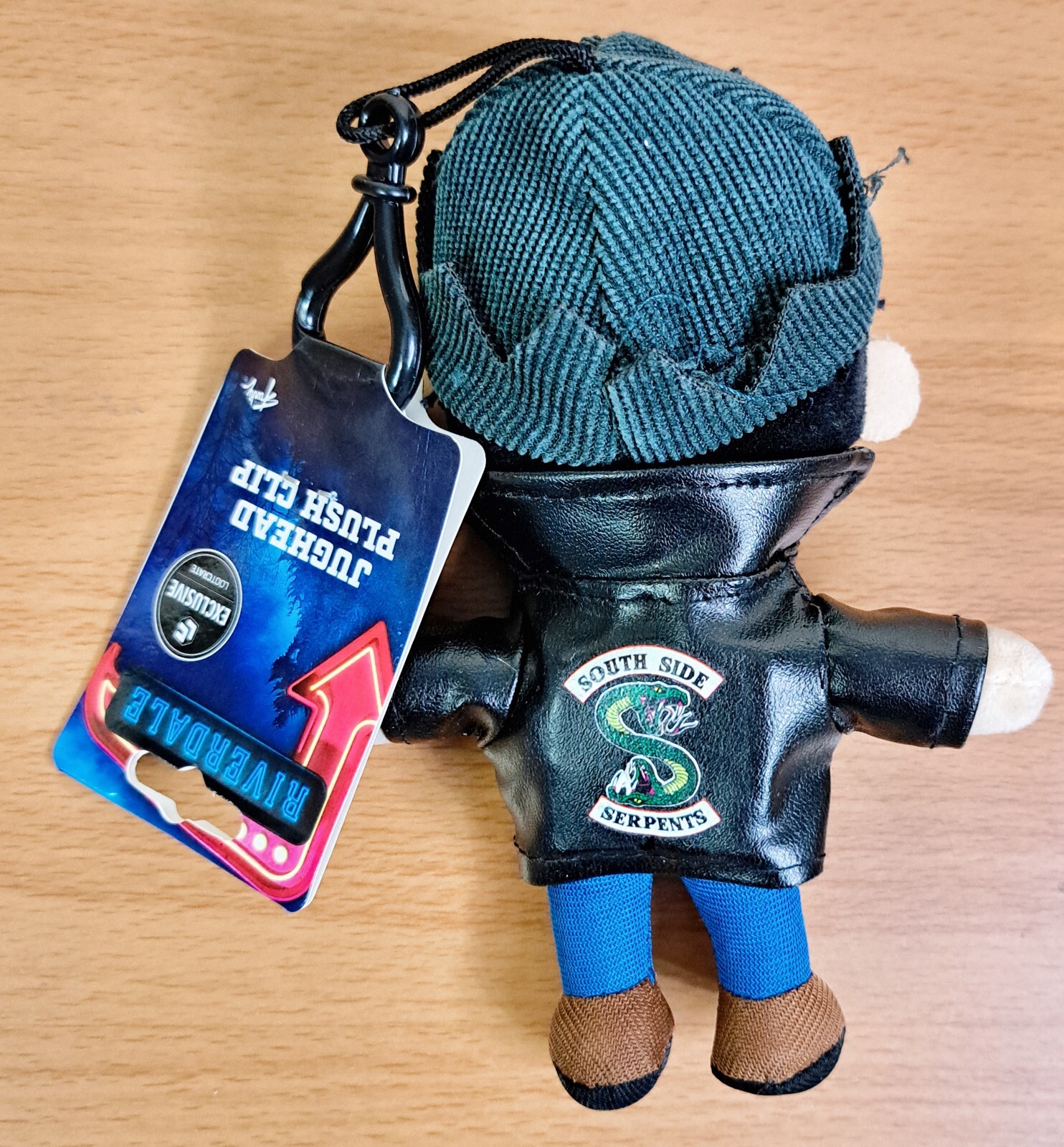 Lootcrate Riverdale Jughead 6″ Plush Clip Backpack Key Fob New with Tags