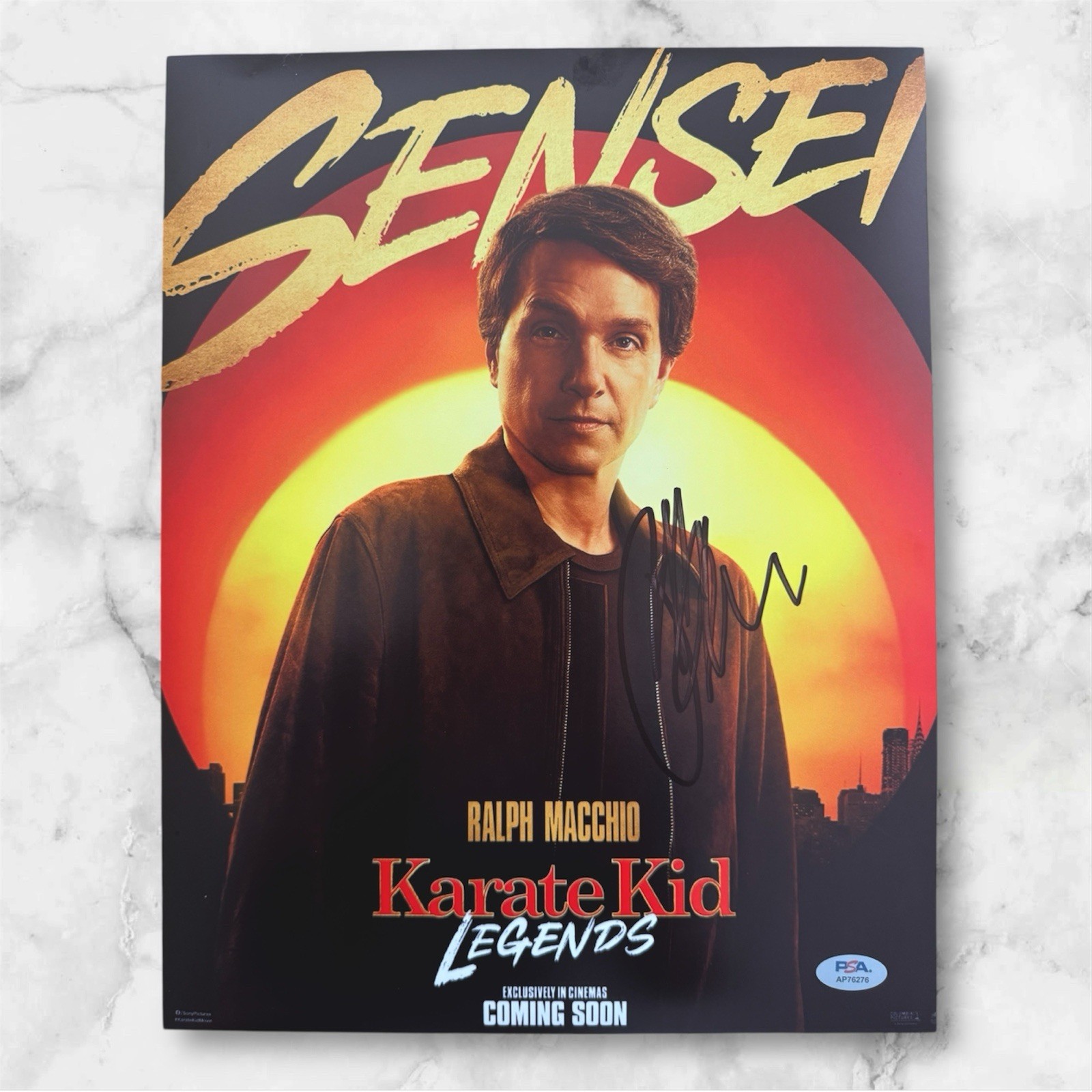 Ralph Macchio Signed Autographed 11×14 Photo Poster Karate Kid Legends PSA/DNA