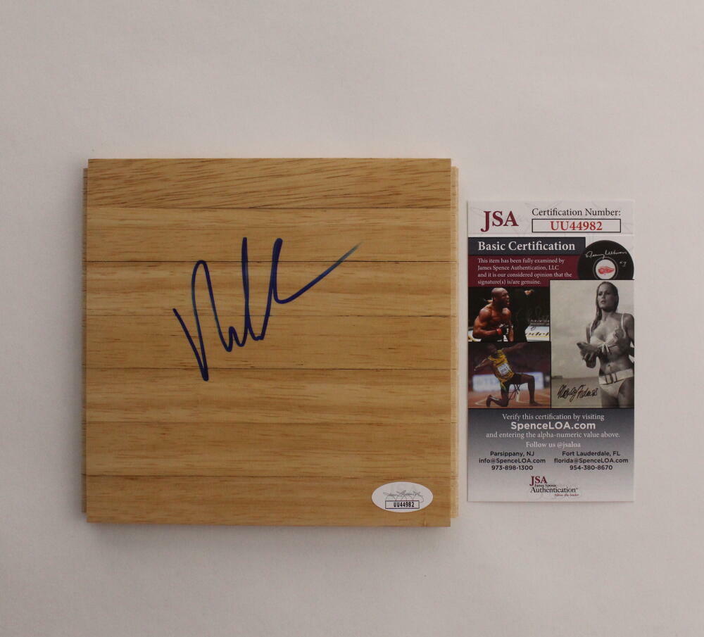 MARK CUBAN SIGNED AUTOGRAPH BASKETBALL FLOORBOARD – DALLAS MAVERICKS OWNER JSA