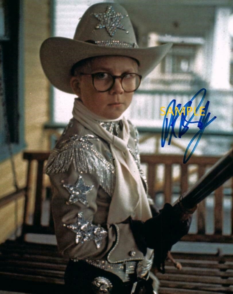 PETER BILLINGSLEY REPRINT 8X10 AUTOGRAPHED SIGNED PHOTO A CHRISTMAS STORY GIFT