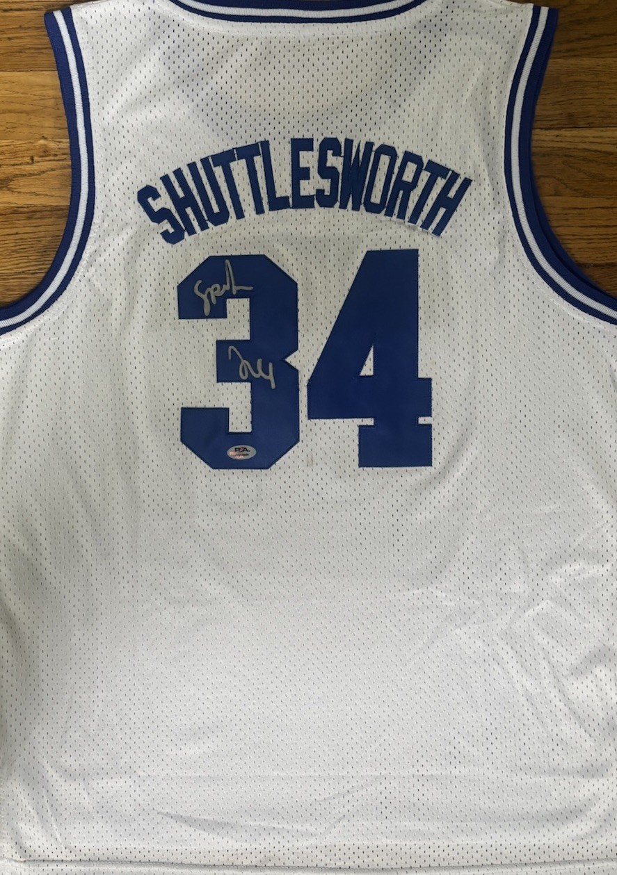 Spike Lee Signed Autographed Jesus Shuttlesworth Jersey He Got Game PSA/DNA COA