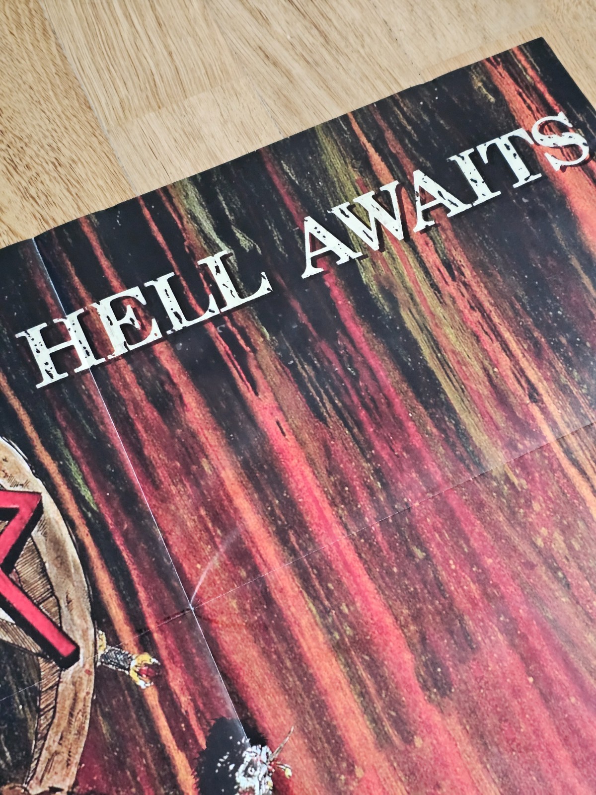 SLAYER “Hell Awaits” – HUGE poster – 20 x 28 in. (50 x 70 cm) – MINT CONDITION!