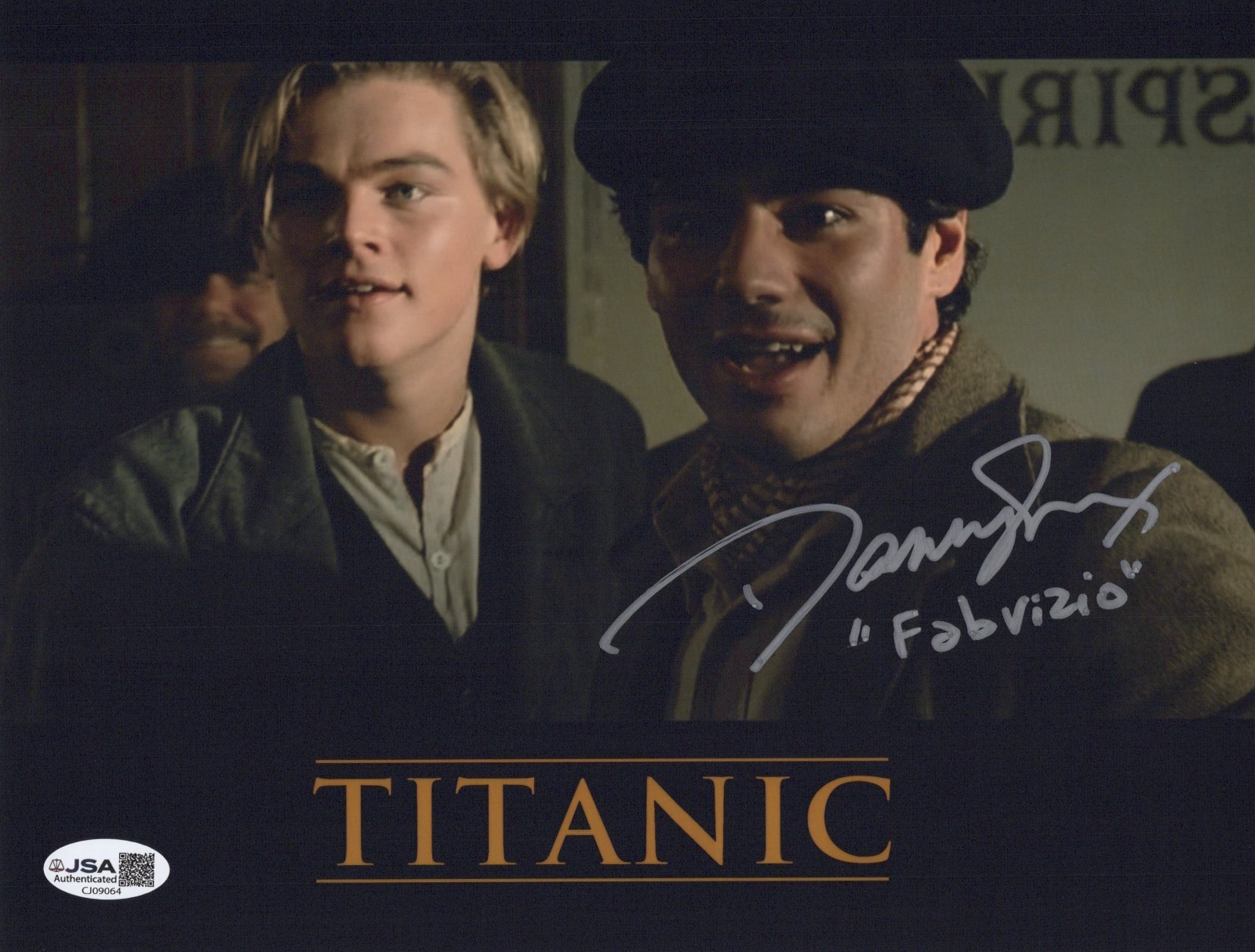 DANNY NUCCI Signed TITANIC 8×10 Photo FABRIZIO DE ROSSI Autograph JSA COA CERT
