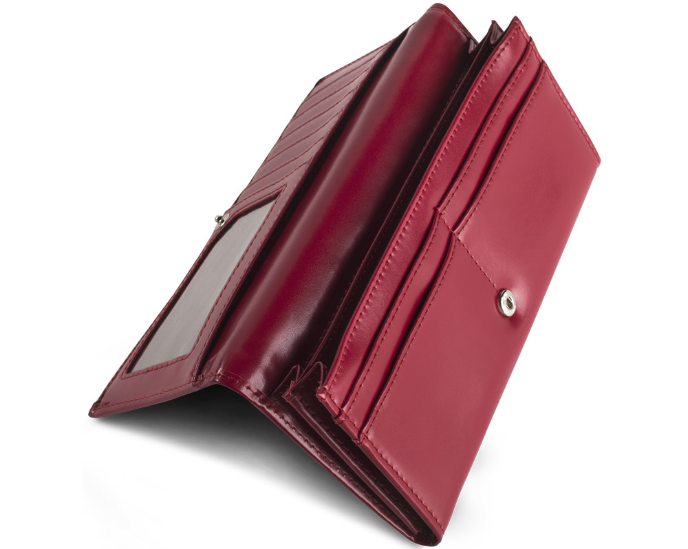 Pink Clutch Embroidered Bad Mother Fu**er Leather Wallet As Seen in Pulp Fiction