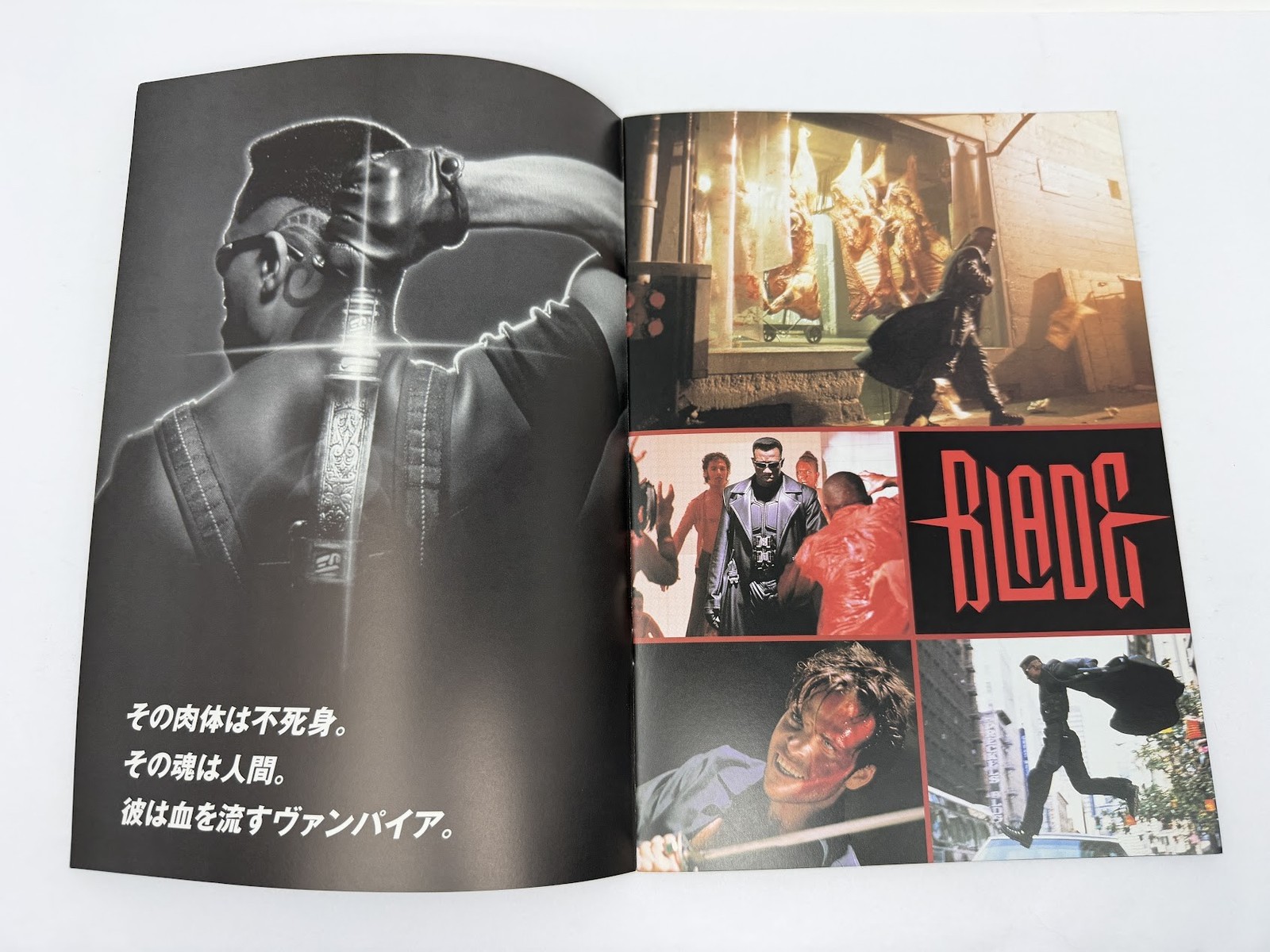 Blade (1998) Japanese Movie Program + Flyer Wesley Snipes, Stephen Dorff