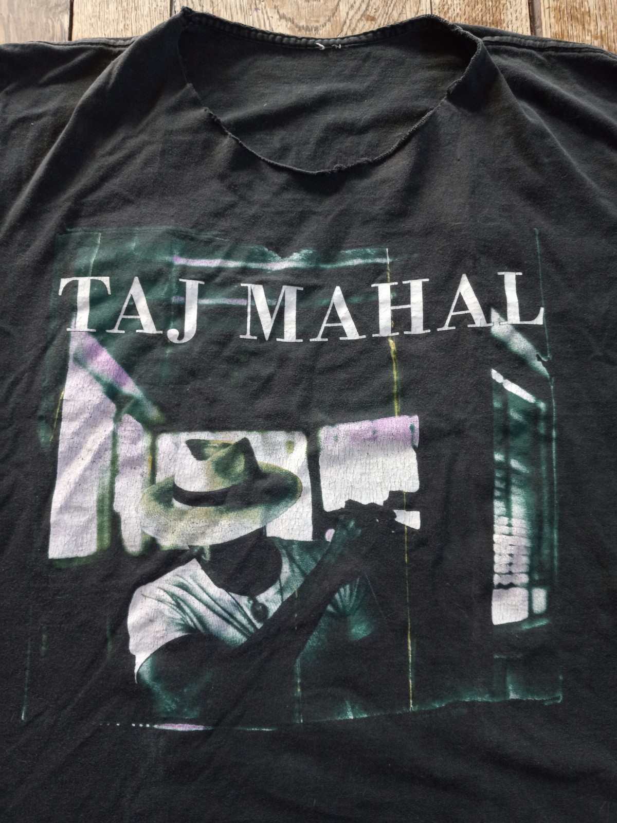 Taj Mahal Concert Tour Shirt! Large Vintage Authentic 1990s Phantom Blues