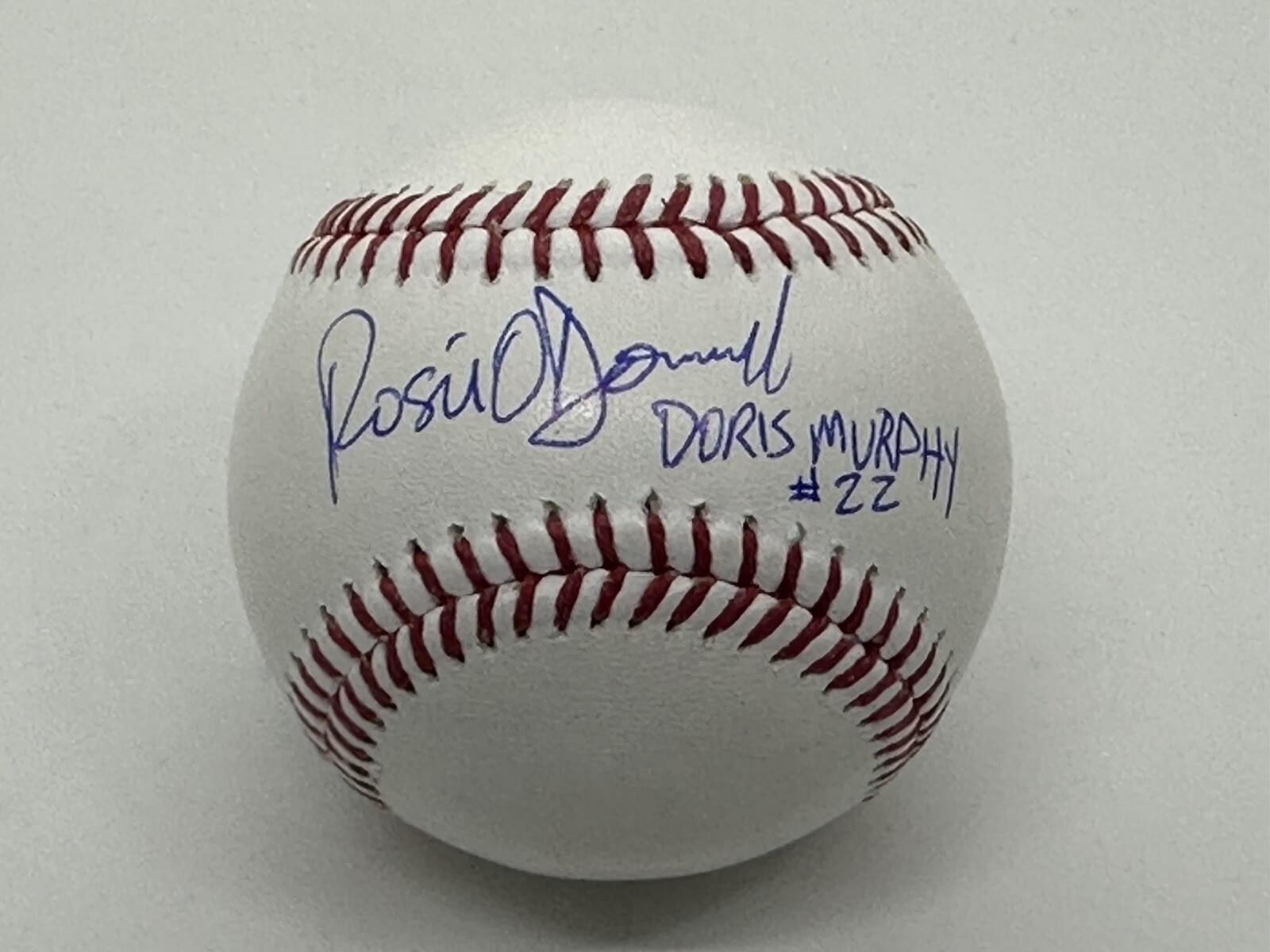 Rosie O’Donnell Autographed A League of Their Own MLB Baseball Doris Murphy BAS