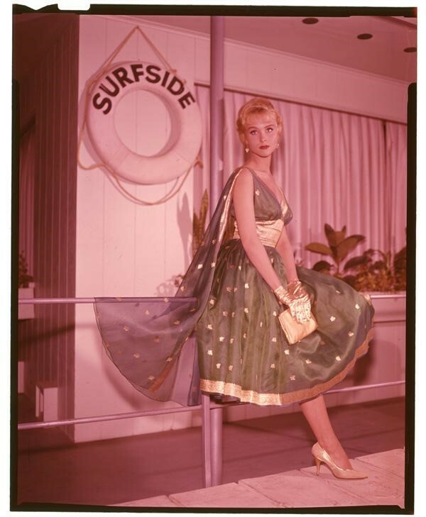 Diane McBain Gorgeous Glamour Pose Surfside 6 Six TV Original 5×4 Transparency