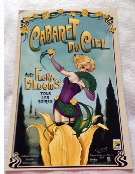 CABARET DU CIEL (Lost Girl) – Original Promo TV Poster SDCC 2015 MINT XXXX/2000