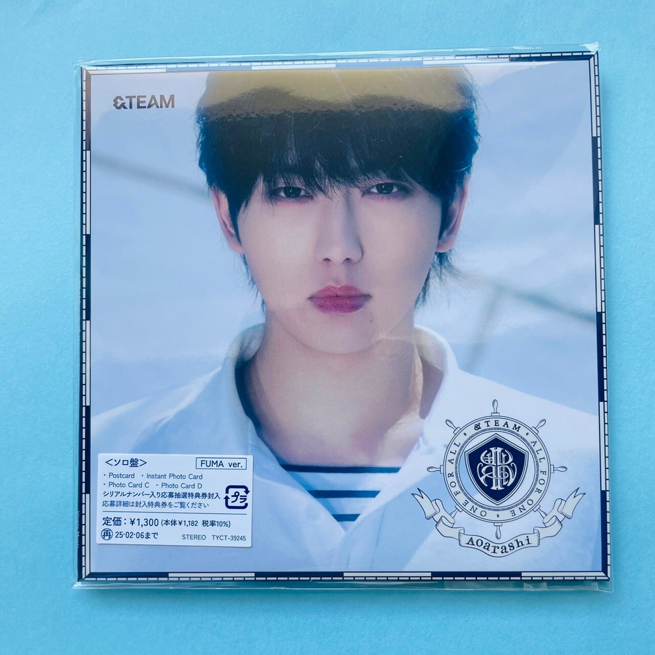 &TEAM 青嵐 Aoarashi 2nd Single CD andteam Solo Jacket Ver. Japan K-POP