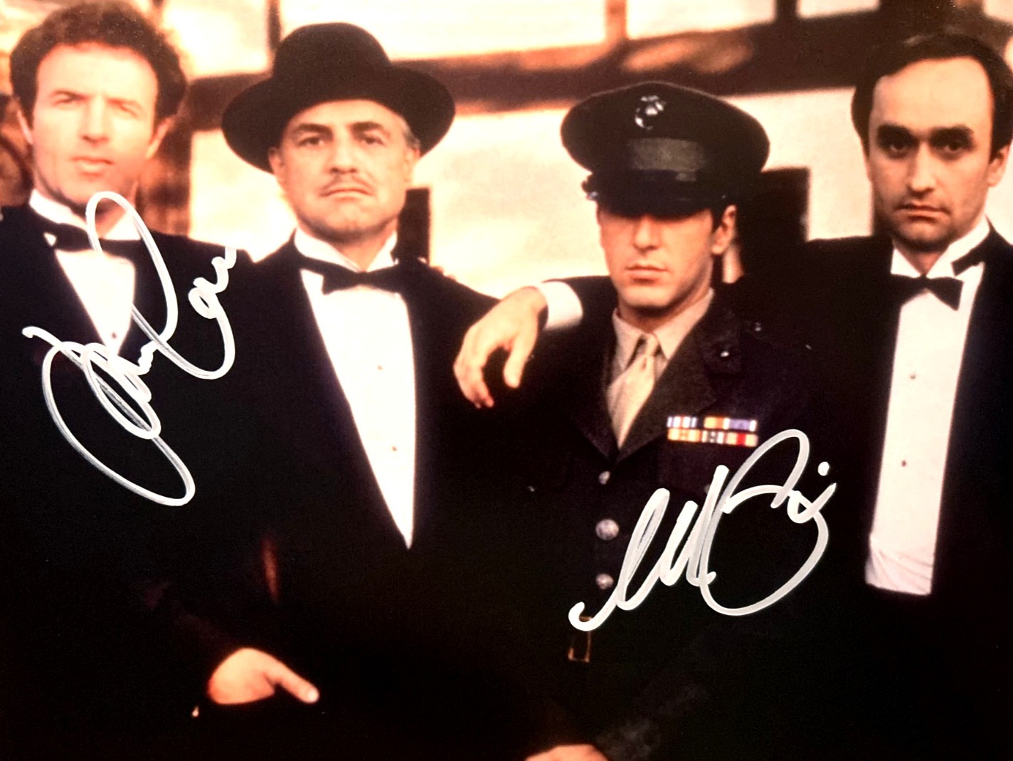 Al Pacino, James Caan Signed (GODFATHER) 8×10 GENUINE Authentic Autographs w/COA